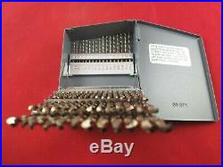 Morse 81402 60 pc 330C Cobalt Number Size Drill Bit Set Jobber 1-60 Usa Made