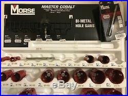 Morse Master Cobalt Bi-Metal Hole Saw 16mm 152mm 30pc Set