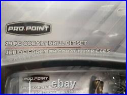 (N14733-1) Pro Point 29 Piece Cobalt Drill Bit Set