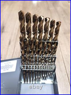 Norseman 29pc Premium M42 HD Cobalt drill bit set 1/16 to 1/2, D-29 USA #68400