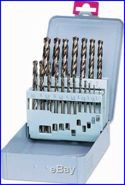 OpenBox Keil Assorted Metal Drill Bit Set HSS-E DIN 338 Cobalt, Ground Split Po