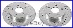 Power Stop AR8295XPR Drilled & Slotted Rear Rotor Set for Cobalt/Malibu/HHR