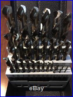 Precision Twist C29M40CO Cobalt Steel Short Length Drill Bit Set with Met. NEW