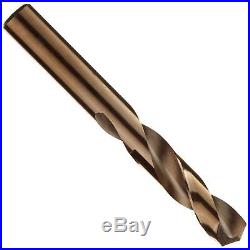 Precision Twist C29M40CO Cobalt Steel Short Length Drill Bit Set with Metal Gold