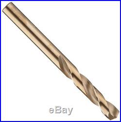 Precision Twist C60M41CO Cobalt Steel Short Length Drill Bit Set With Metal Gold