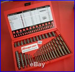 RARE NEW Snap On Tools 35pc Master Screw Extractor Cobalt Drill Set rrp£336 (93)