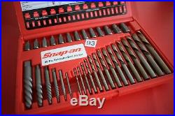 RARE NEW Snap On Tools 35pc Master Screw Extractor Cobalt Drill Set rrp£336 (93)