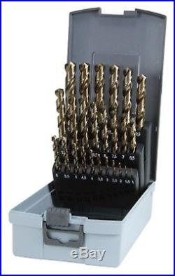 RUKO 25pcs. Cobalt Drill Bit Set 1.0-13.0mm HSSE-Co5, Type VA, MADE IN GERMANY