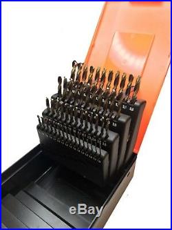 Rdgtools 51pc Cobalt Fully Ground 1 6mm Drill Set Drillng Engineering Tools