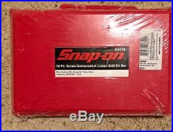 SNAP-ON EXD35 35 pc screw EXTRACTOR/LH Cobalt Drill bit SET