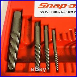 SNAP-ON TOOLS SCREW EXTRACTOR COBALT DRILL SET EXD35 (ONLY 29 Pc)