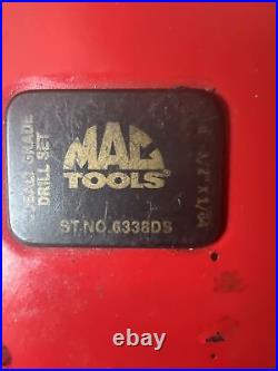 Set Mac Tools Cobalt Drill Bits No. 6338DS Incomplete Set
