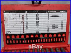 Snap On 35 pc Screw Extractor/LH Cobalt Drill Bit Set EXD35