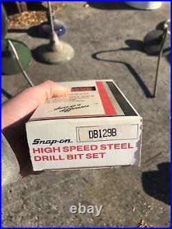 Snap On Blue Point DB129B High Speed Cobalt Drill Bit Set Nos