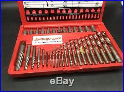 Snap On EXD35 35 Piece Screw Extractor / LH Cobalt Drill Bit Set 9090168-2
