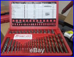 Snap-On EXD35 35-Piece Screw Extractor / LH Cobalt Drill Bit Set EXC in Case