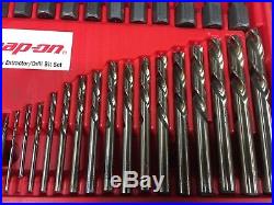 Snap-On EXD35 35pc Screw Extractor / LH Cobalt Drill Bit Set with Case