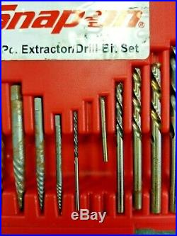 Snap On EXD35 Extractor/LH Cobalt Drill Bit Set