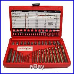 Snap On EXD35 Incomplete Screw Extractor/LH Cobalt Drill Bit Set Free Shipping