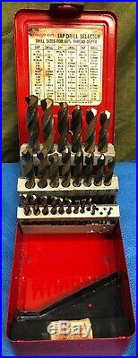 Snap On Tools 29 Piece Cobalt Drill Bit Set 1/16 1/2 DBC229. Most Never Used
