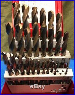 Snap On Tools 29 Piece Cobalt Drill Bit Set 1/16 1/2 DBC229. Most Never Used