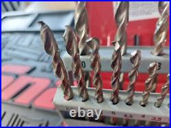 Snap On VGC 15-Pc Cobalt Thunderbit Metric Drill Set 1.5 10mm DBTBMC115