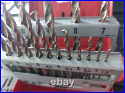 Snap On VGC 15-Pc Cobalt Thunderbit Metric Drill Set 1.5 10mm DBTBMC115