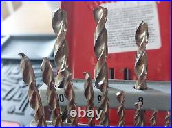 Snap On VGC 15-Pc Cobalt Thunderbit Metric Drill Set 1.5 10mm DBTBMC115