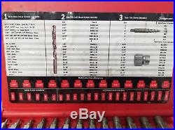 Snap-on 35pc. Screw Extractor / LH Cobalt Drill Bit Set EXD35
