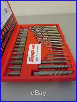Snap-on 35pc. Screw Extractor / LH Cobalt Drill Bit Set (EXD35)