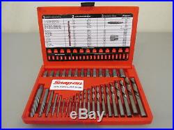 Snap-on 35pc. Screw Extractor / LH Cobalt Drill Bit Set (EXD35) Lightly Used