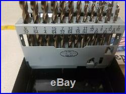 Snap-on DBTBC21 Jobber Length THUNDERBIT Cobalt Steel 21 Drill Bits in Case