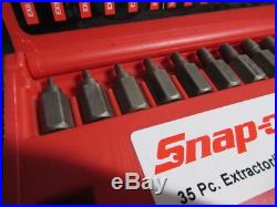 Snap-on EXD35 Screw Extractor LH Cobalt Drill Bit Set NR Auction