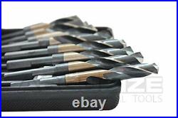 Strial Tools M35 h. S. S. +5% Cobalt 1/2 Shank And Drill 9/16 To 1 Set Of 8 Pi