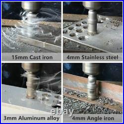 TCT Hole Saw Drill Bit Set Alloy Carbide Cobalt Steel Cutter SS Plate Iron Metal