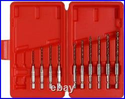 TOP 1/4 HEX SHANK COBALT DRILL 10 SIZE SET (2.0~5.0mm) EOD-2050S MADE IN JAPAN
