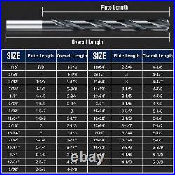 TiAIN Coating Cobalt Drill Bit Set, Multifacet Tip 29Pcs M35 Jobber Drill Bit