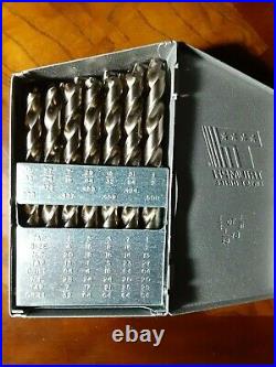 Triumph 99822 29 pc. Cobalt Steel 1/16 to 1/2 Drill Bits Open Box