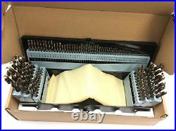 USED-M35 HSS+5% Cobalt Premium 115ps Drill Set, 1/16-1/2+#1 to 60+A to Z, 135Deg