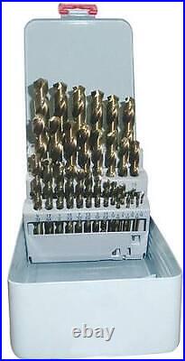 WESTWARD 401J95 Jobber Drill Set, 29 pc, Cobalt 401J95