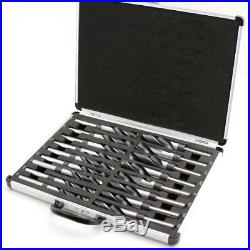 XtremepowerUS 17PC HSS Cobalt Silver & Deming Drill Bits Set With Metal Case